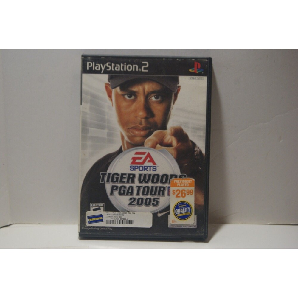 Tiger Woods PGA Tour 2005 (Sony PlayStation 2, 2004) CIB Golf Sim